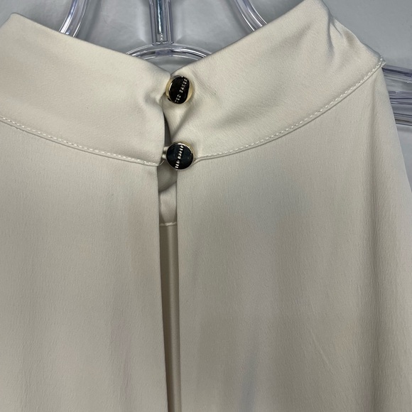 Ted Baker Lelly Halter Dress Ivory Sz 6/Ted Sz 2 - Picture 4 of 9